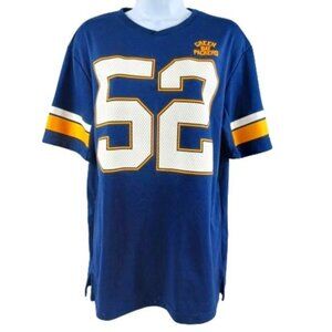 Green Bay Packer Throwback Clay Matthews Navy V Neck Football Jersey Wm's Med